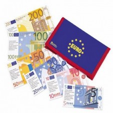 Euro Notes in Wallet 